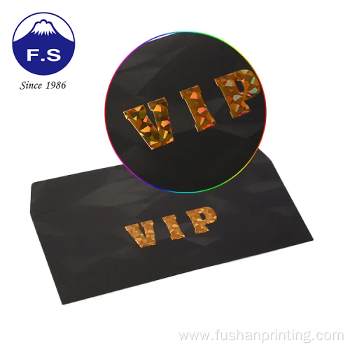 Custom Design Printing VIP Admission Ticket Invitation Card